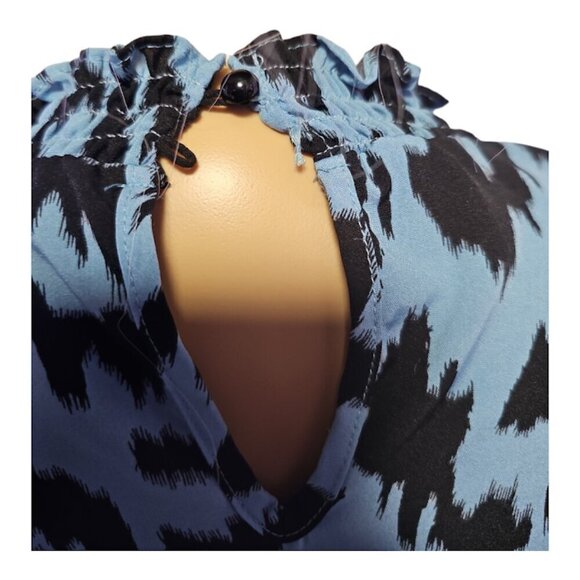 shein blue leopard dress - Picture 8 of 8